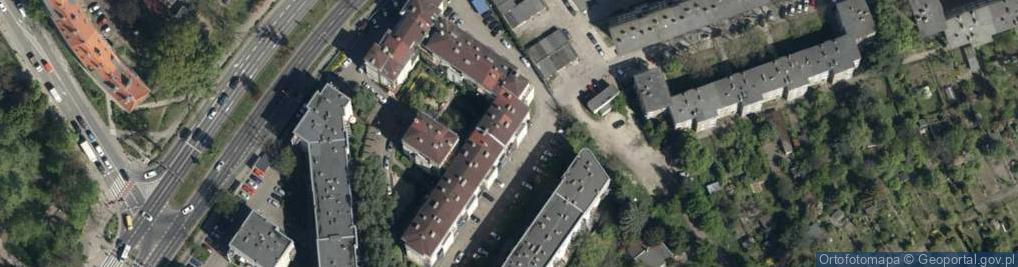 Zdjęcie satelitarne Pasek M., Wrocław