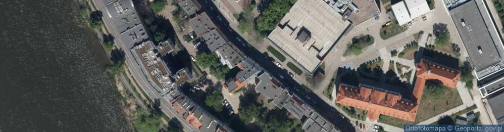 Zdjęcie satelitarne Pasek w., Wrocław