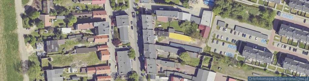 Zdjęcie satelitarne Paszek Monika Przedsiębiorstwo Handlowe Krzyś