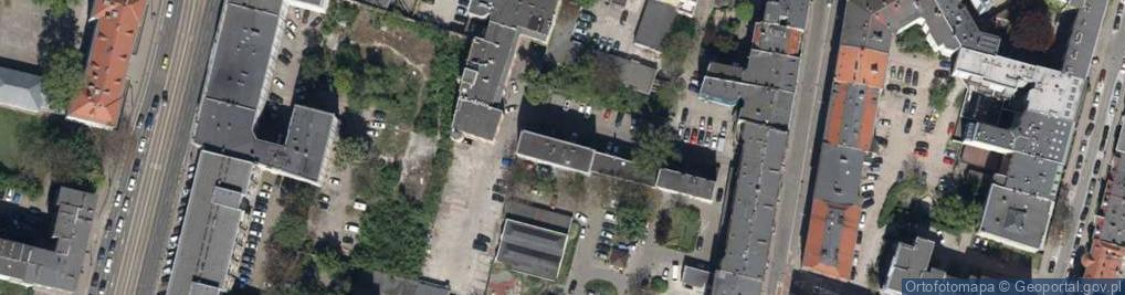 Zdjęcie satelitarne Paweł Bieraz Zakład Robót Instalacyjno-Budowlanych