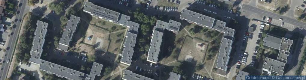 Zdjęcie satelitarne Paweł Blejwas Usługi Komunalne