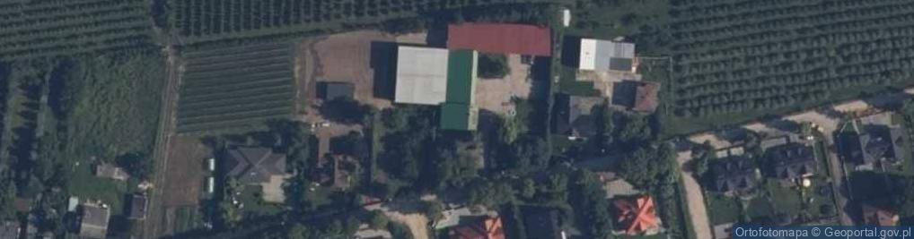 Zdjęcie satelitarne Paweł Kazana Gospodarstwo Sadownicze
