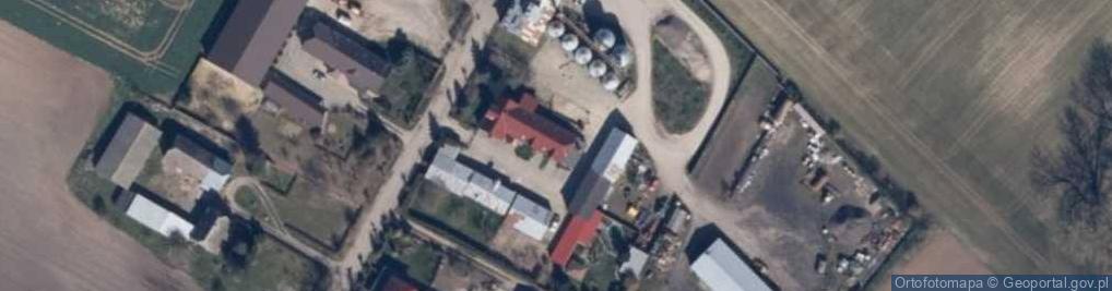 Zdjęcie satelitarne Paweł Kujawa Usługi Rolnicze