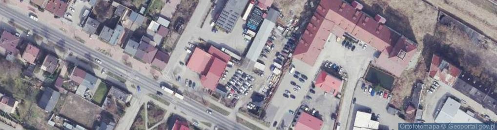 Zdjęcie satelitarne Paweł Piotrowski Firma Handlowo-Usługowa Omega-Dach
