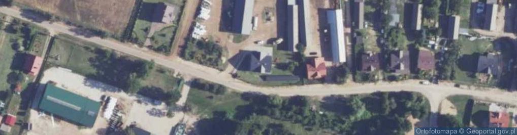 Zdjęcie satelitarne Paweł Rawa Usługi Rolnicze
