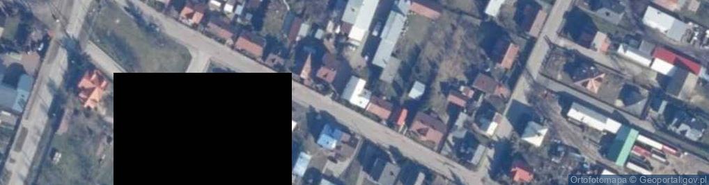 Zdjęcie satelitarne Paweł Skwarek Zakład Stolarski