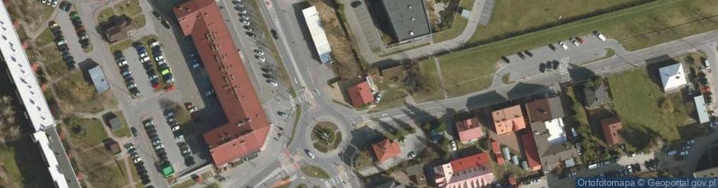 Zdjęcie satelitarne Pawilon Handlowo Usługowy Joker