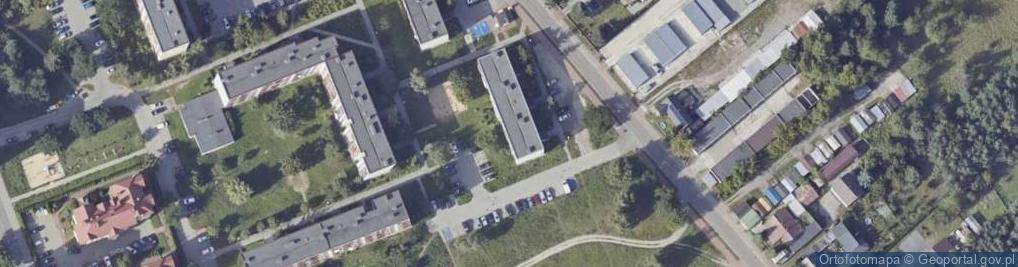 Zdjęcie satelitarne Pawilon Handlowy Handel Obwoźny