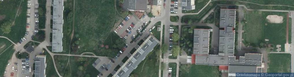 Zdjęcie satelitarne Pawilon "Kwiaciarnia" Pawełko Janina