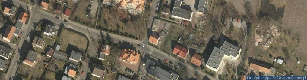 Zdjęcie satelitarne PCPR Wołów