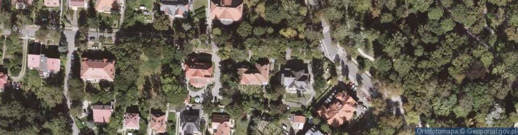 Zdjęcie satelitarne Pełka M.Usł.Budowl., Polanica Zdrój