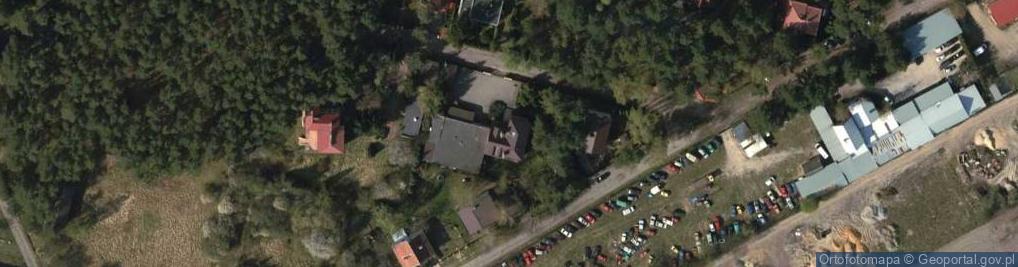 Zdjęcie satelitarne Pensjonat U Sąsiadów