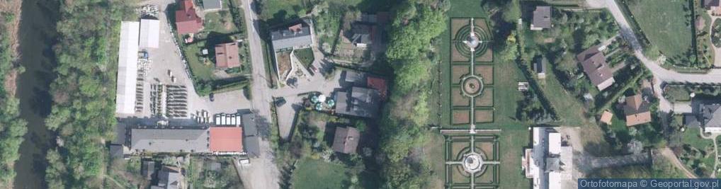 Zdjęcie satelitarne Pensjonat Źródełko Żyła Ewa Żyła Zbigniew