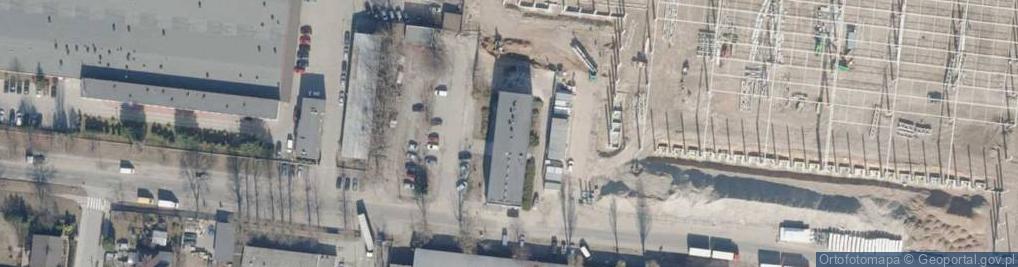 Zdjęcie satelitarne Pex Łódź w Likwidacji