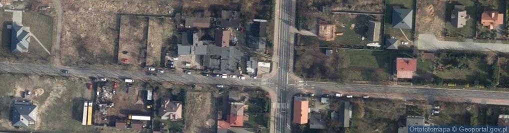 Zdjęcie satelitarne PHT "Jumika" Hurt-Detal Handel Obwoźny Wiesława Dobosz