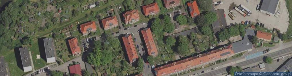 Zdjęcie satelitarne PHU "Brotman" i.Łojek, Jel.Góra
