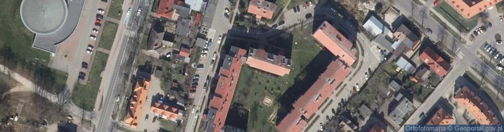 Zdjęcie satelitarne PHU El Rom B Zglińska R Zgliński