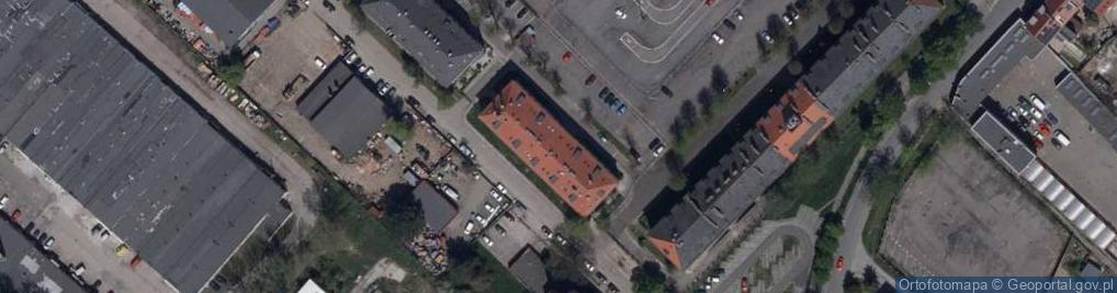 Zdjęcie satelitarne PHU, Jar-Kom, Kołłątaj, Legnica.