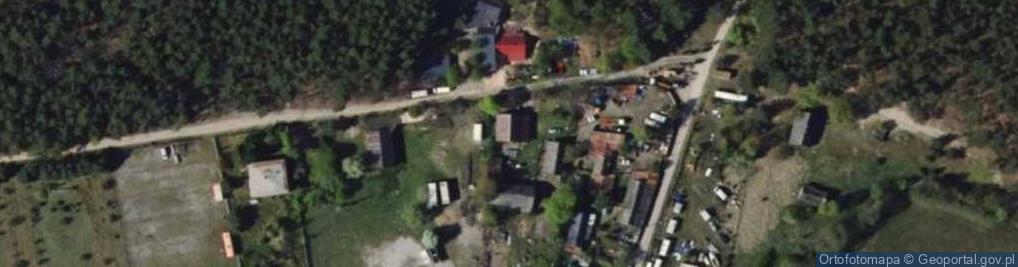 Zdjęcie satelitarne PHU Majówka Gieda Leszek Strzała Anna