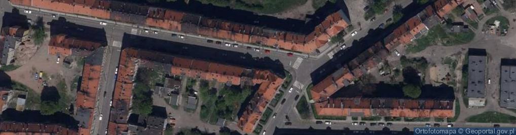 Zdjęcie satelitarne PHU Marex.Ból., Legnica