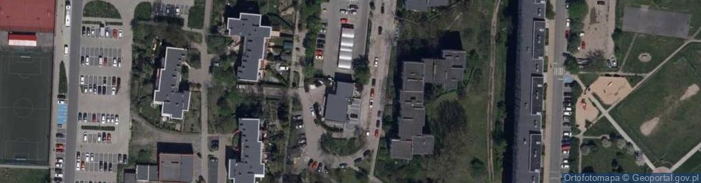 Zdjęcie satelitarne PHU."Max".Ziółkowski., Legnica