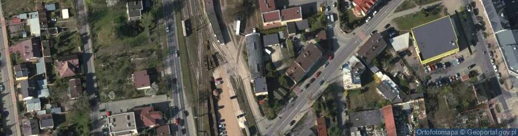 Zdjęcie satelitarne Piaseczyńsko Grójeckie Towarzystwo Kolei Wąskotorowej