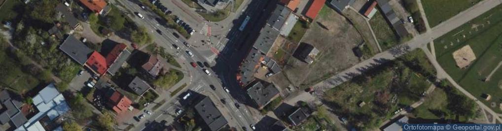 Zdjęcie satelitarne Piekarnia Cukiernia Sprzedaż Detaliczna D Bona Wysocka R Bona