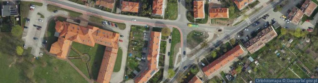 Zdjęcie satelitarne Piotr Orzechowski Usługi Medyczno - Transportowe