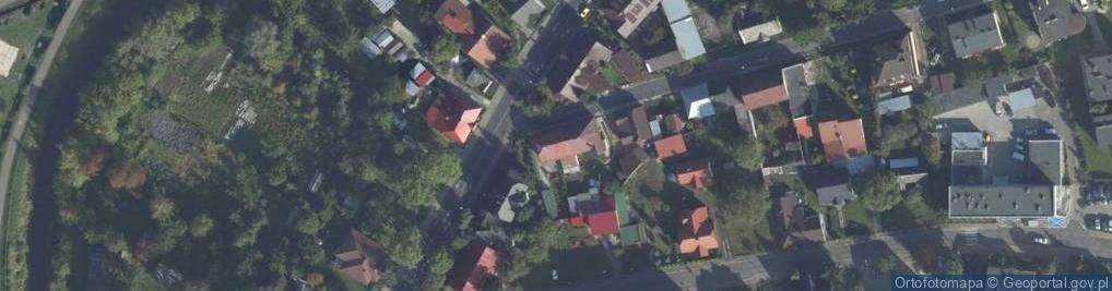 Zdjęcie satelitarne Piotr Prażak Handel, Usługi, Wynajem