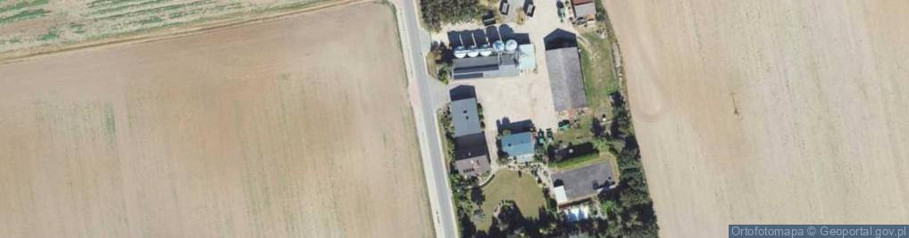 Zdjęcie satelitarne Piotr Rutkowski Usługi Maszynami Rolniczymi