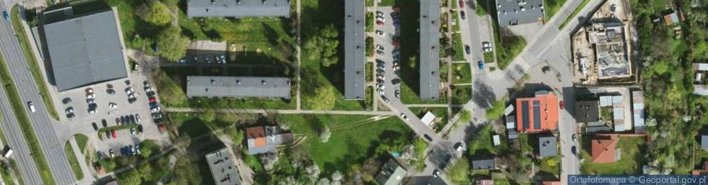 Zdjęcie satelitarne Piotrkowska Akademia Sportu Wojciech Bonarski