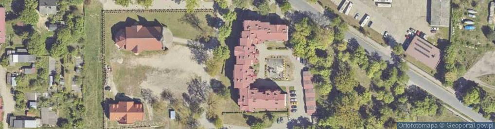 Zdjęcie satelitarne Piskie Stowarzyszenie Niemieckie Miasta i Rejonu Pisz Roś