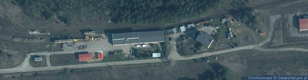 Zdjęcie satelitarne PKP Energetyka, zakład zachodni, sekcja zasilania