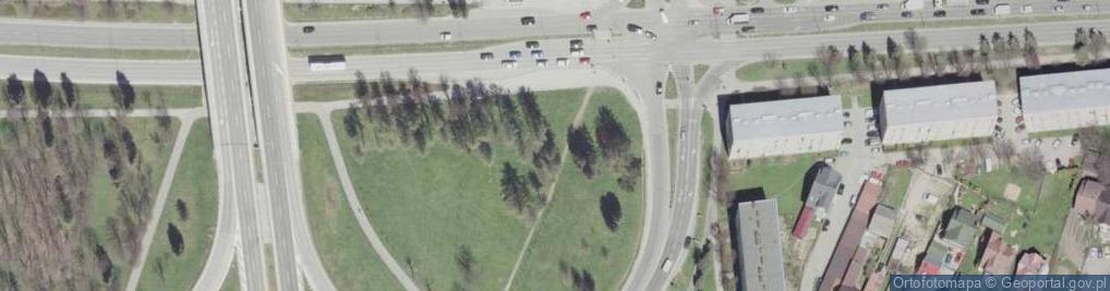 Zdjęcie satelitarne PKS Nowy Targ w Upadłości