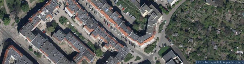 Zdjęcie satelitarne Płaneta K., Wrocław