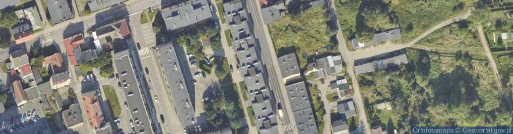 Zdjęcie satelitarne pod Basztą Firma Handlowa