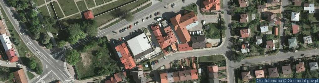 Zdjęcie satelitarne pod Klasztorem