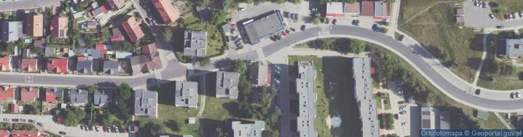 Zdjęcie satelitarne "pod Kogutem" K.Kosiorek, Bogatynia