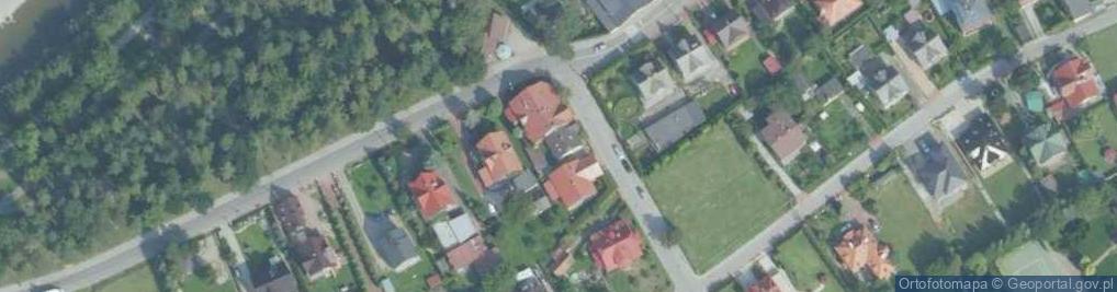 Zdjęcie satelitarne pod Zamczyskiem