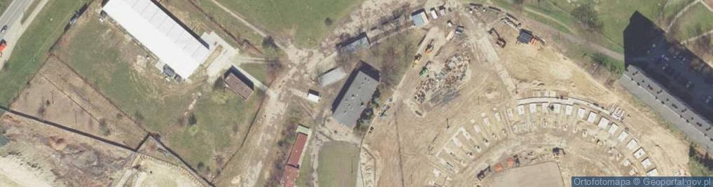 Zdjęcie satelitarne Podkarpacki Okręgowy Związek Lekkiej Atletyki