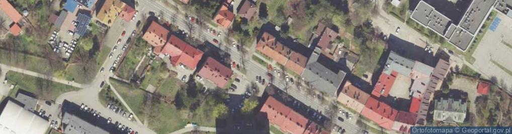 Zdjęcie satelitarne Podkarpacki Związek Piłki Nożnej z Siedzibą w Rzeszowie