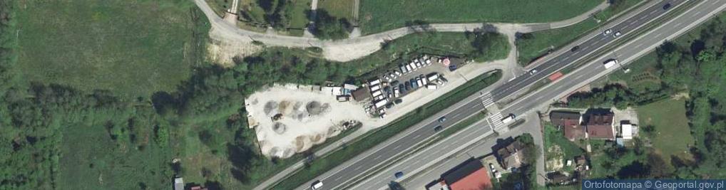 Zdjęcie satelitarne Podolski Skład Kruszyw