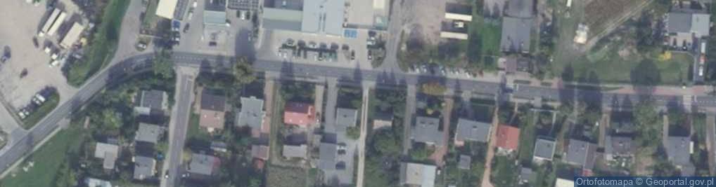Zdjęcie satelitarne Podstawowa Stacja Kontroli Pojazdów Rafał Nowakowski