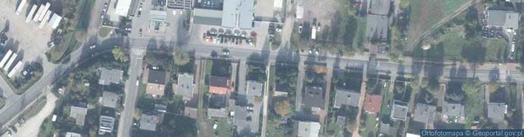 Zdjęcie satelitarne Podstawowa Stacja Kontroli Pojazdów Rafał Nowakowski