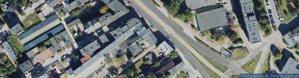 Zdjęcie satelitarne Podżorska Ewa Wypożyczalnia Kaset Video