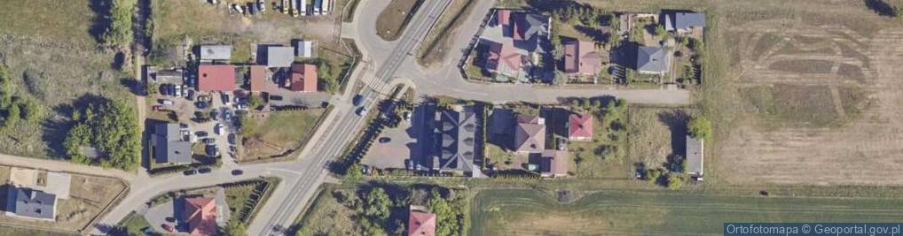 Zdjęcie satelitarne Pokoje Gościnne "Biały Dworek" Aneta Słowikowska