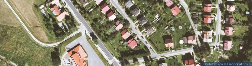 Zdjęcie satelitarne "Pokoje Gościnne" Rapacz Danuta