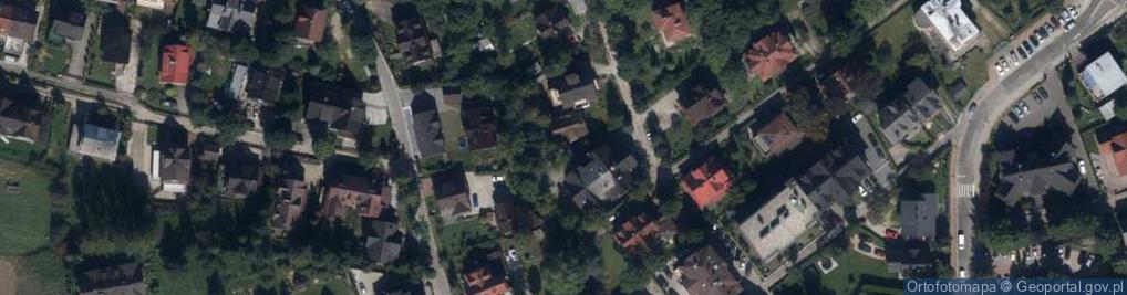 Zdjęcie satelitarne Pokoje Gościnne Żak