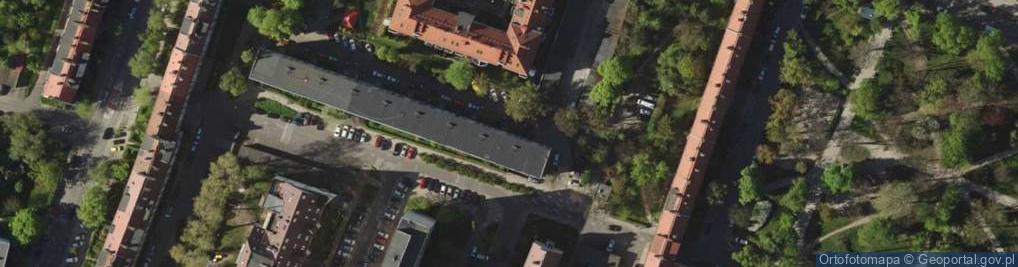 Zdjęcie satelitarne "Pol-Fin" Ośrodek Szkoleniowy Łosin Janina