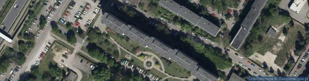 Zdjęcie satelitarne "Polbau-Union" Handlowa Agencja Eksportowa Orzeł Sławomir